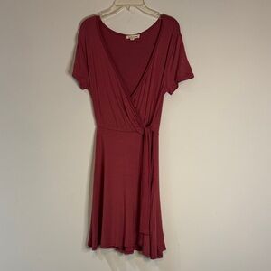 Rolla Coster Deep Red Midi Dress